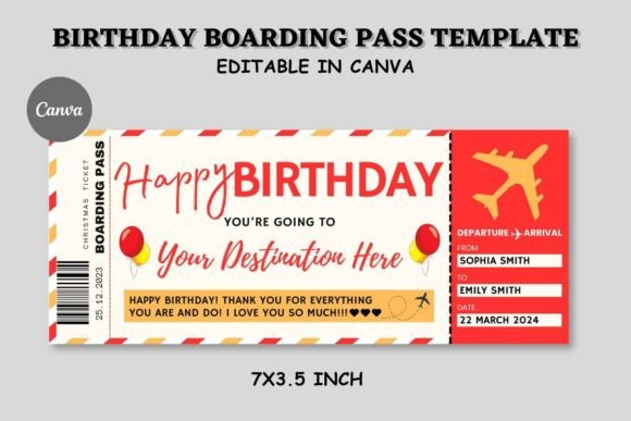 Boarding Pass Birthday Invite Template: Your Ticket to Unforgettable Celebrations