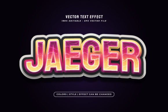 Colorful Text Effect with Game Style for Vibrant Designs