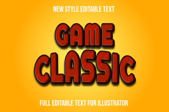 Game Classic-text Effect: A Designer’s Toolkit for Vintage Appeal