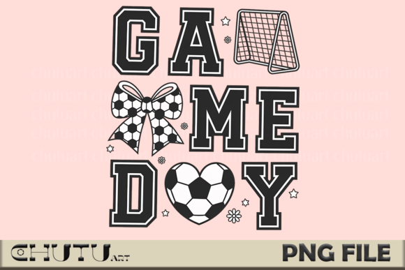 Game Day - Cute Soccer PNG: A Playful Touch for Soccer Fans