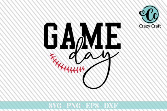 Game Day Shirt SVG PNG: Baseball Game Graphics