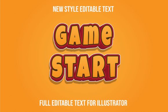Game Start-text Effect: Dynamic Typography for Modern Brands