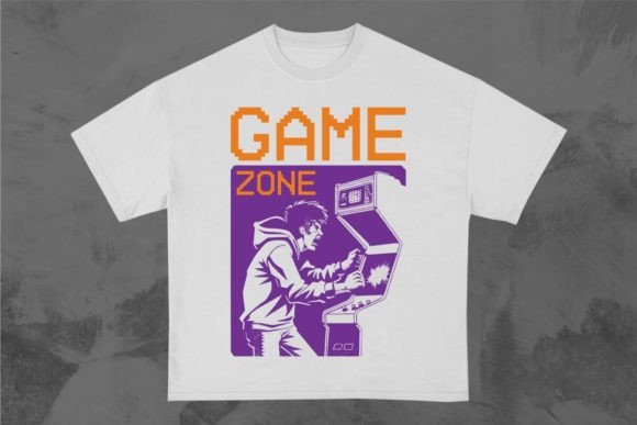 Game Zone Gaming T-Shirt Design: A Premium Asset for Creators