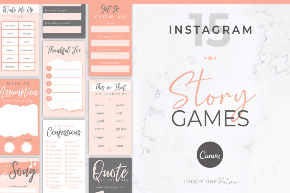 Liven Up Your Feed: Instagram Story Games for Canva