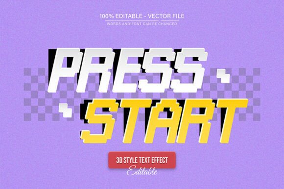 Press Start Game Retro Text Effect: Your Secret Weapon for Nostalgic Branding