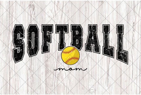Retro Softball Mom PNG Softball Mama SVG: A Design Asset for Game Day
