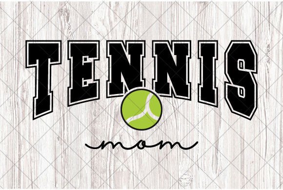 Retro Tennis Mom SVG: Vintage Charm for Modern Designs