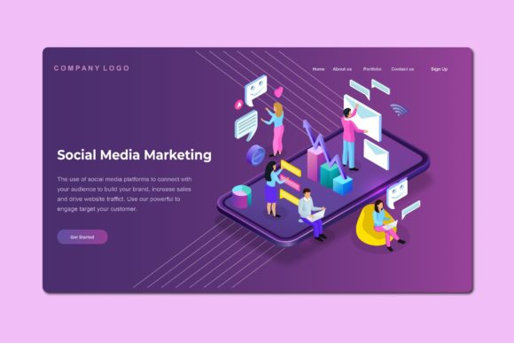 Transform Your Digital Space with Isometric Landing Pages