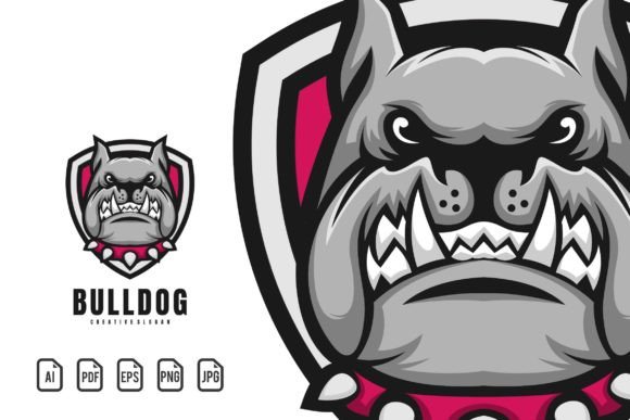 Unleash Your Brand's Power with a Bulldog Mascot Logo