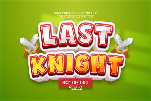 Unleash Your Brand with Last Knight Game Text Effect Style